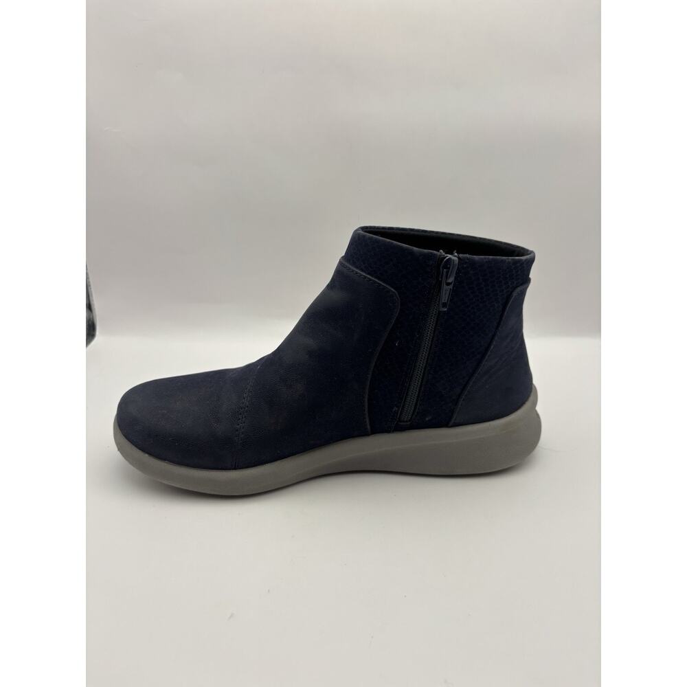 Clarks Cloudsteppers Sillian 2.0 Blue Ankle Boots Women Size 7.5 - Picture 8 of 11